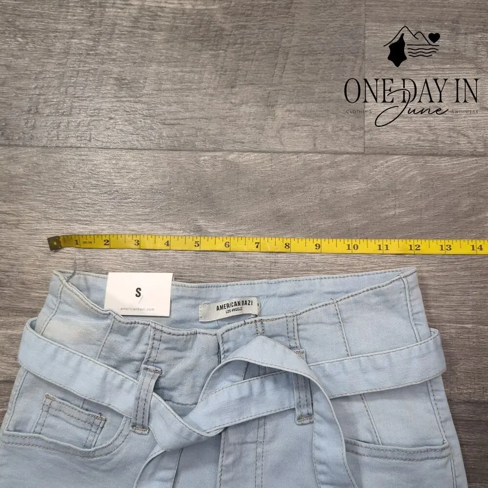 American Bazi High waist Denim Shorts Size S